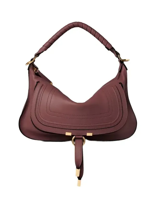 Small Marcie shoulder bag in soft leather