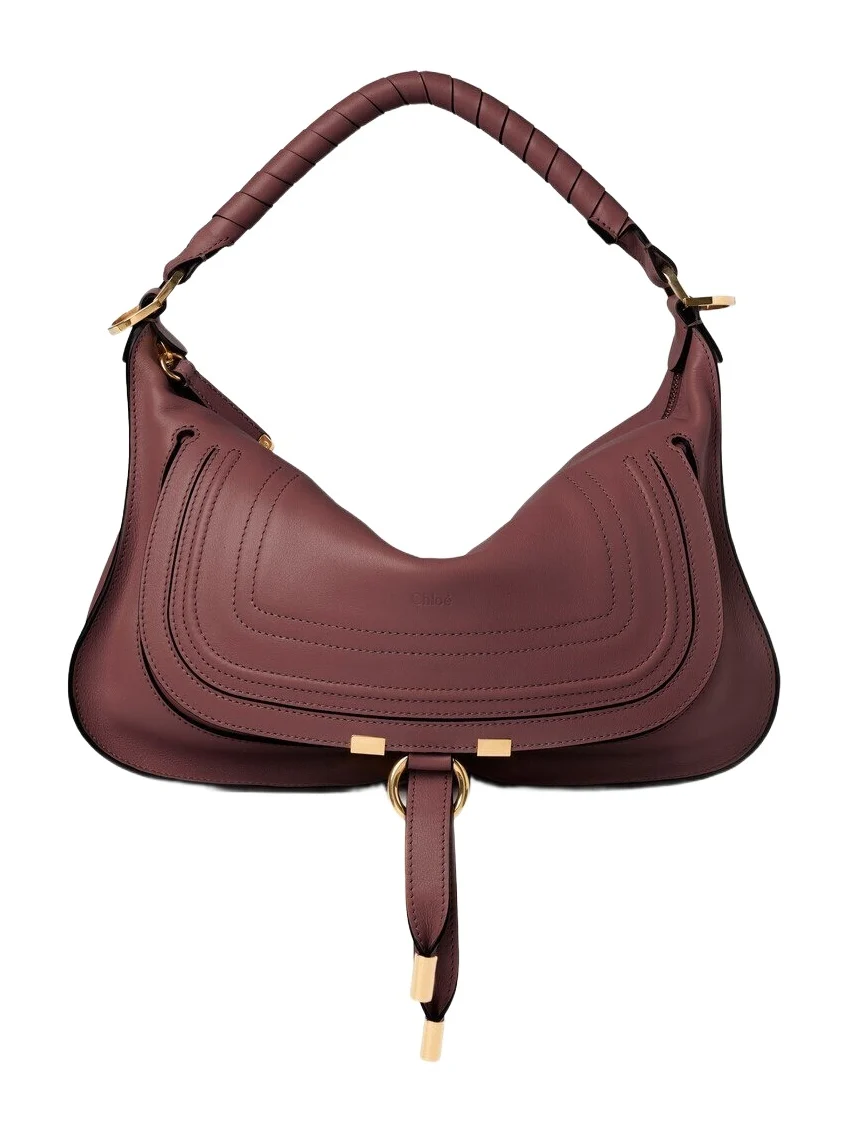 Small Marcie shoulder bag in soft leather