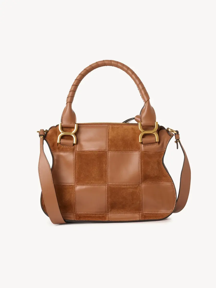 Chloé Small Marcie bag in grained & suede leather | Thumbnail 5
