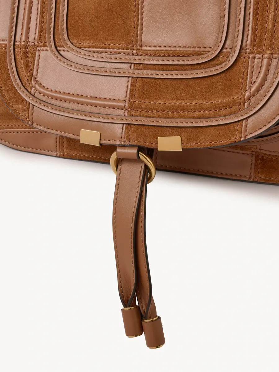 Chloé Small Marcie bag in grained & suede leather | Thumbnail 7