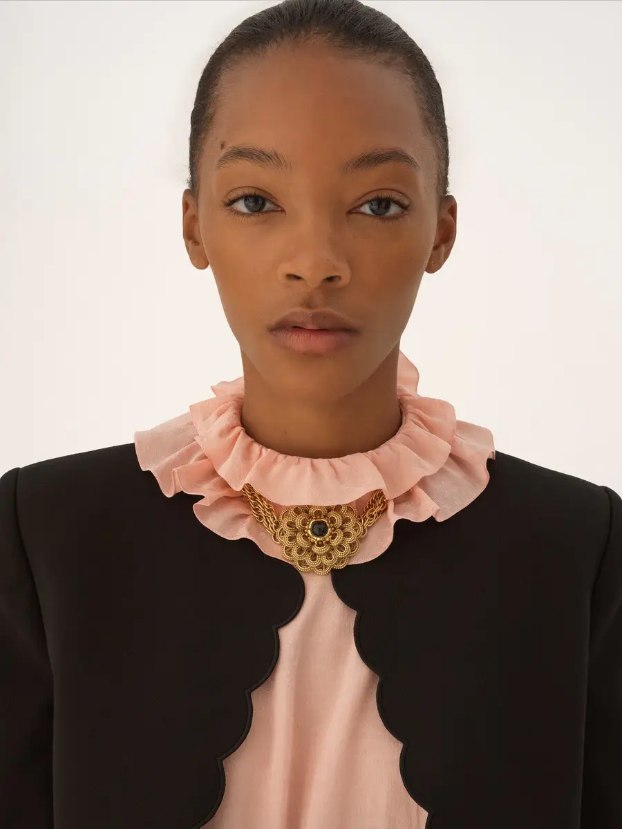 Chloé Cropped Spencer jacket in soft cavalry cotton | Thumbnail 7 Chloé Cropped Spencer jacket in soft cavalry cotton | Thumbnail 7