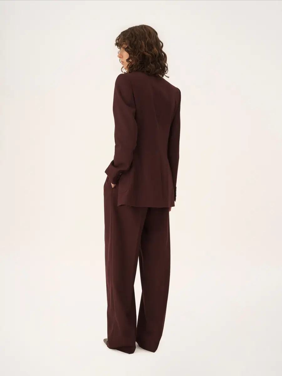 Chloé Single-breasted tailored jacket in wool gabardine | Thumbnail 5 Chloé Single-breasted tailored jacket in wool gabardine | Thumbnail 5