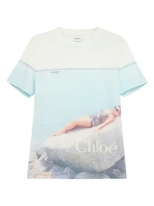 Crew-neck logo T-shirt in cotton jersey Crew-neck logo T-shirt in cotton jersey