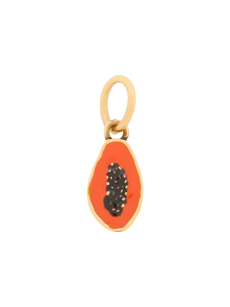 Papaya charm in brass Papaya charm in brass