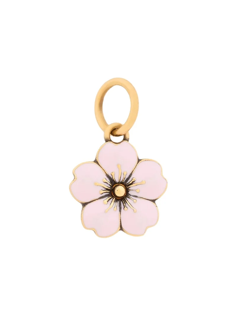 Sakura Flower charm in brass Sakura Flower charm in brass
