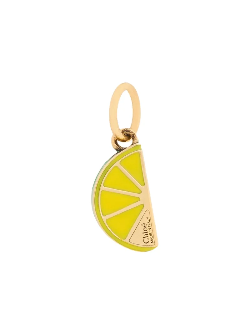 Lemon Slice charm in brass Lemon Slice charm in brass