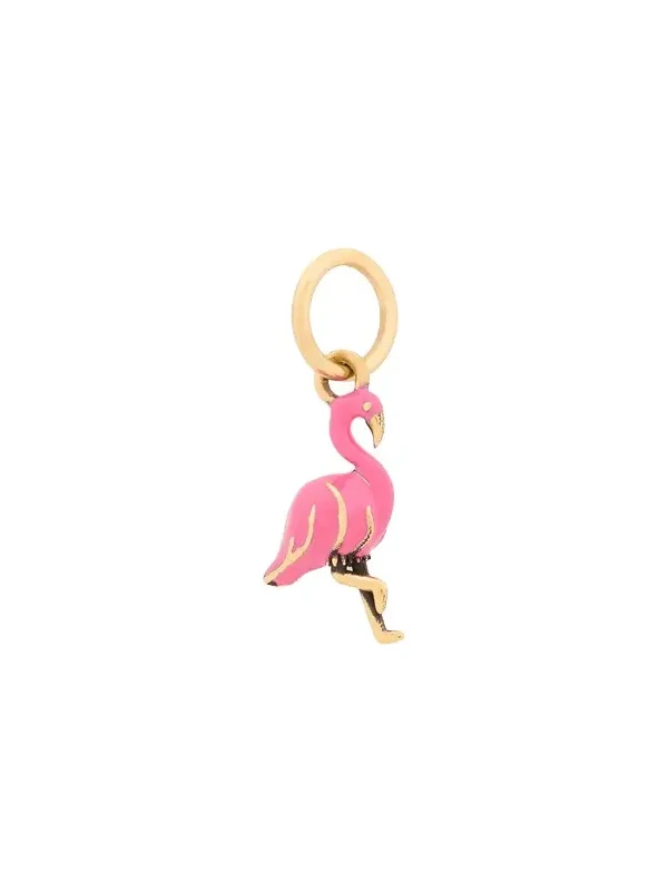 Flamingo charm in brass Flamingo charm in brass