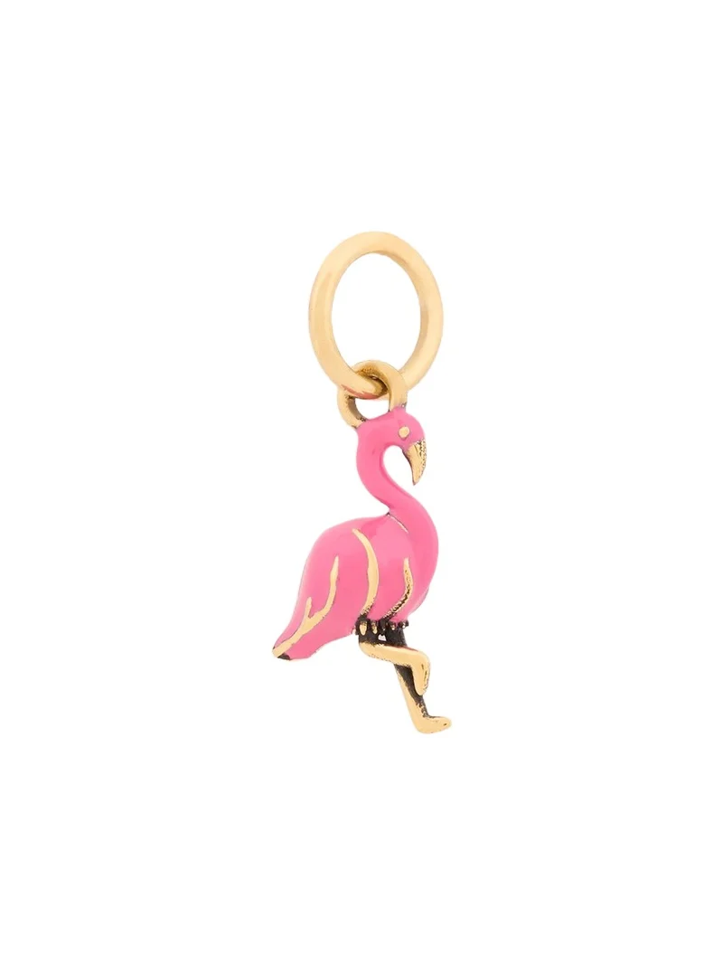 Flamingo charm in brass Flamingo charm in brass