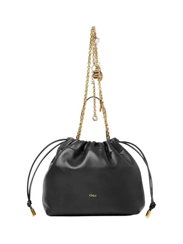Chloé Small Chloé Icons shoulder bag with chain in soft leather