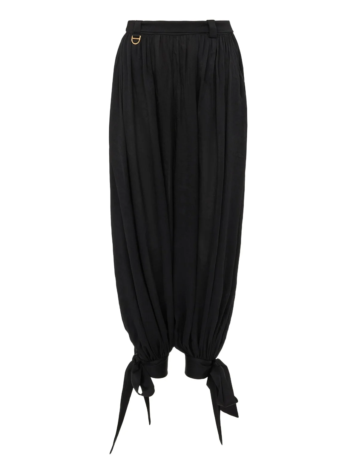 Chloé Fluid pleated pants in crêpe de chine