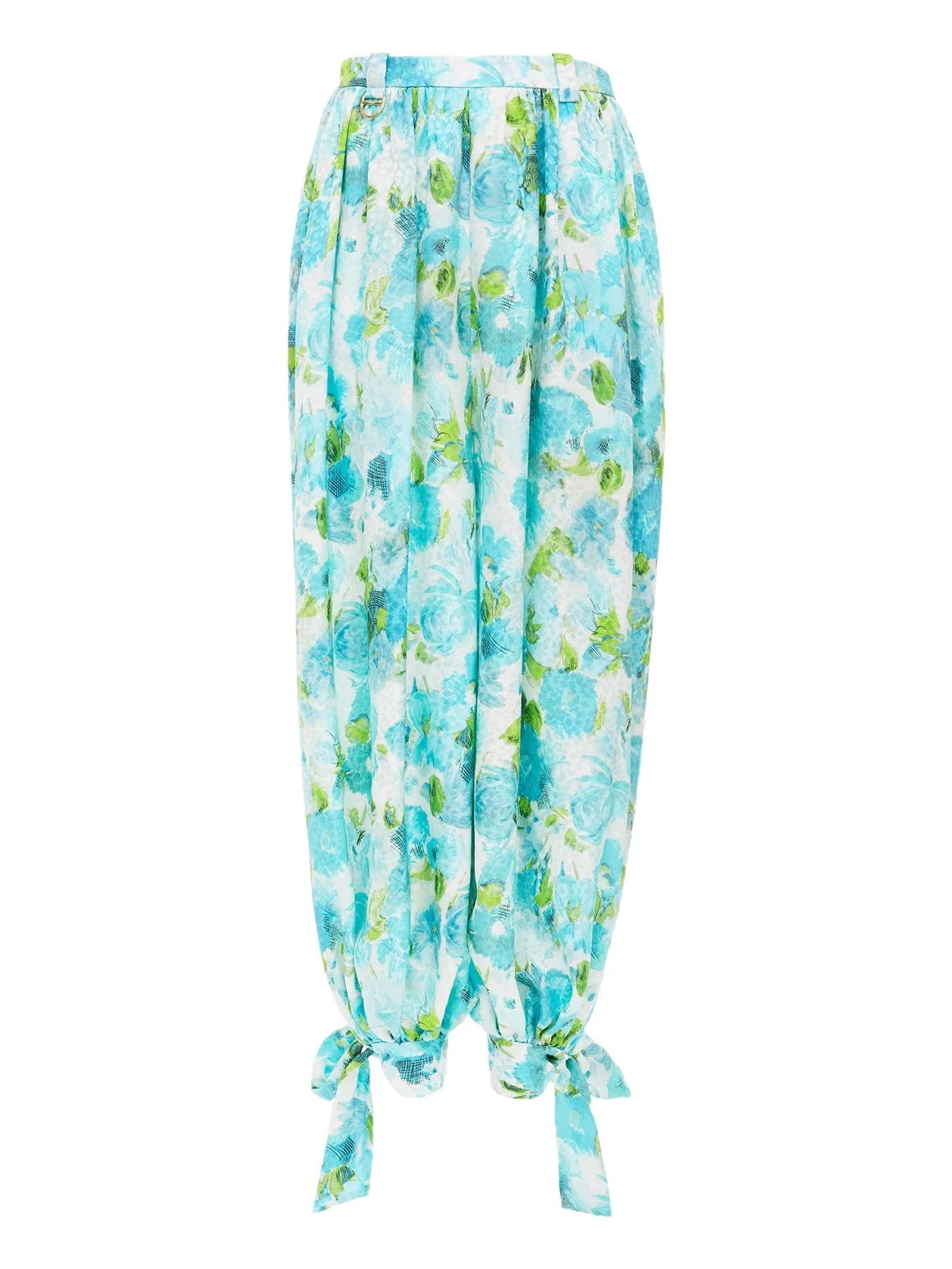Chloé Fluid pleated pants in silk jacquard