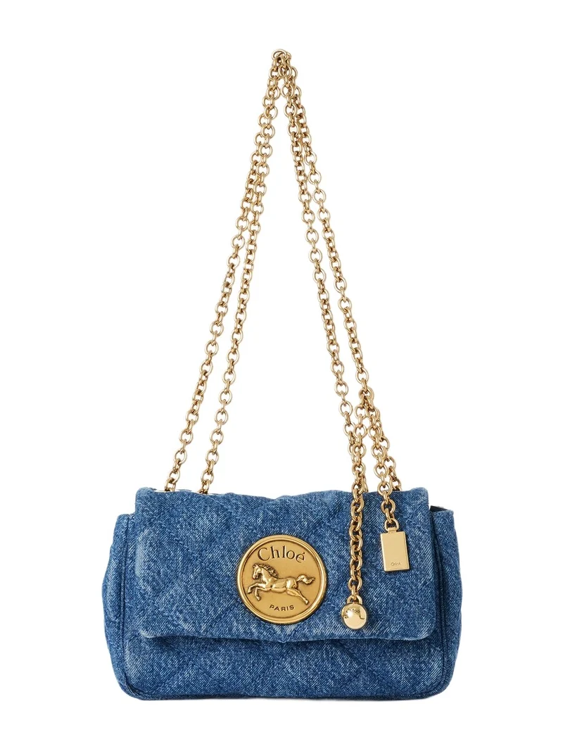 Small Chloé Heritage shoulder bag in denim