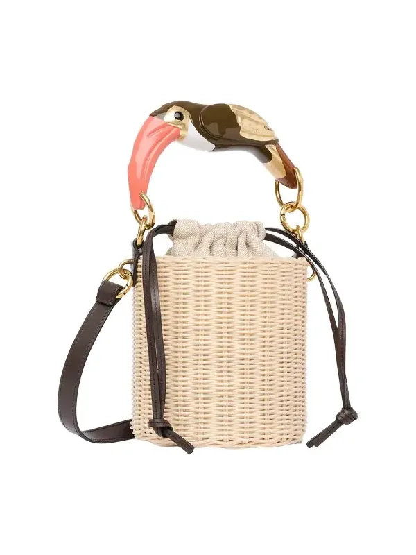Chloé Tropicus bucket bag in wicker Chloé Tropicus bucket bag in wicker