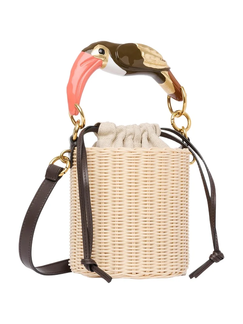 Chloé Chloé Tropicus bucket bag in wicker