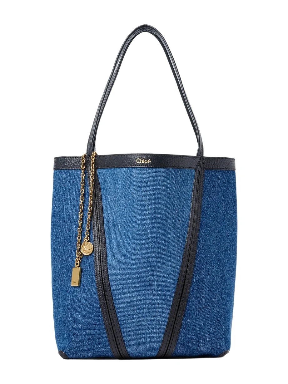 Chloé Chloé Spin tote bag in denim