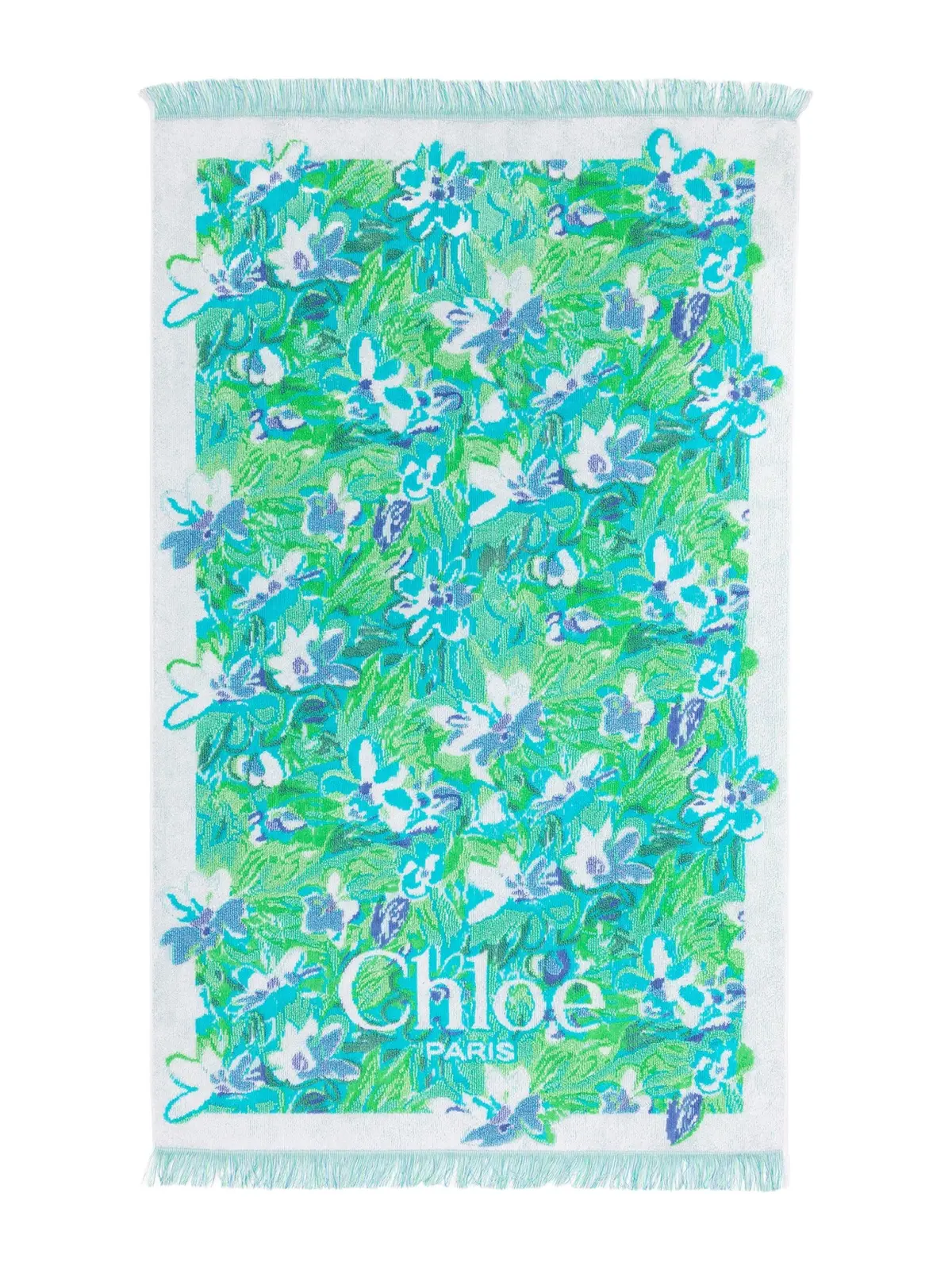Chloé The Chloé Wild Flowers beach towel in cotton toweling