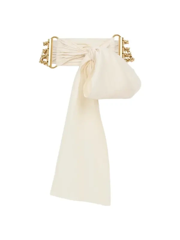 The Chloé Bow chain belt The Chloé Bow chain belt