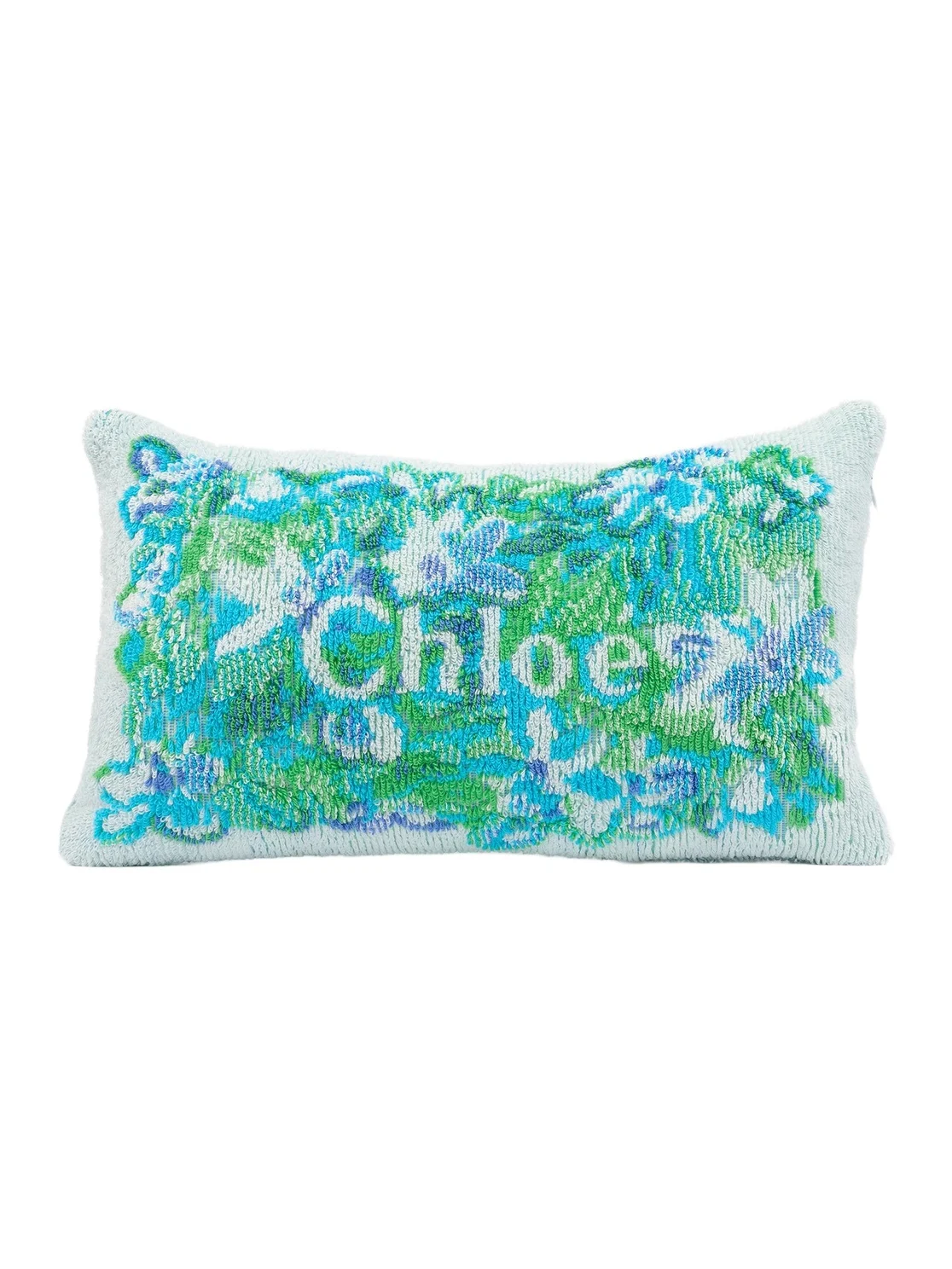 Chloé The Chloé Wild Flowers beach pillow in cotton toweling