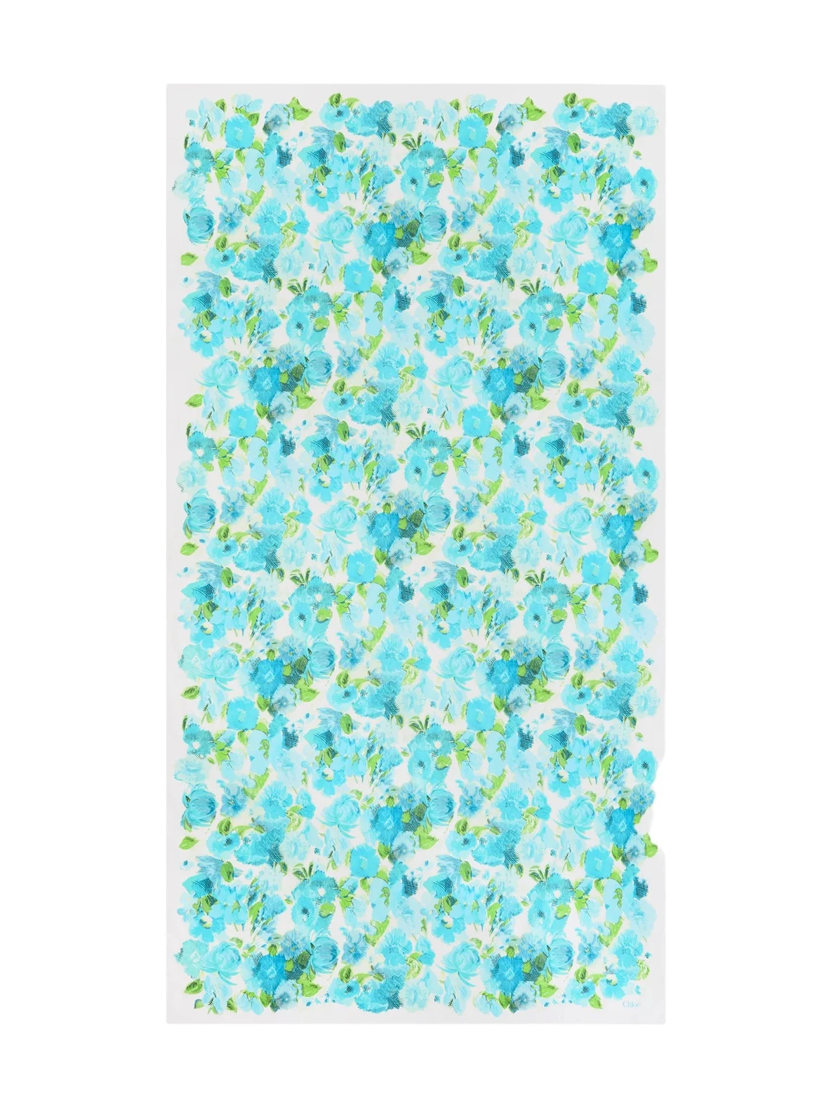 The Chloé Wild Flowers pareo in cotton voile The Chloé Wild Flowers pareo in cotton voile