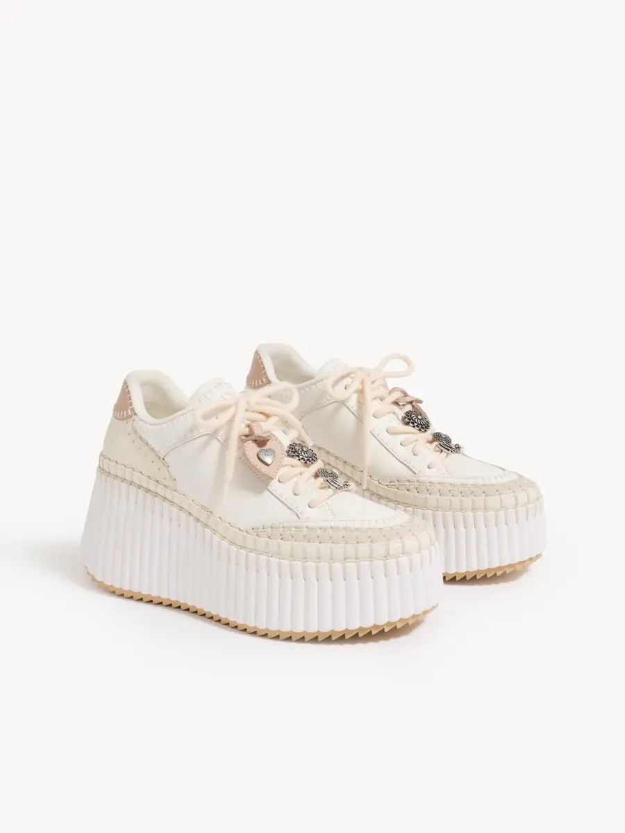 Chloé Nama wedge sneaker | Thumbnail 4 Chloé Nama wedge sneaker | Thumbnail 4