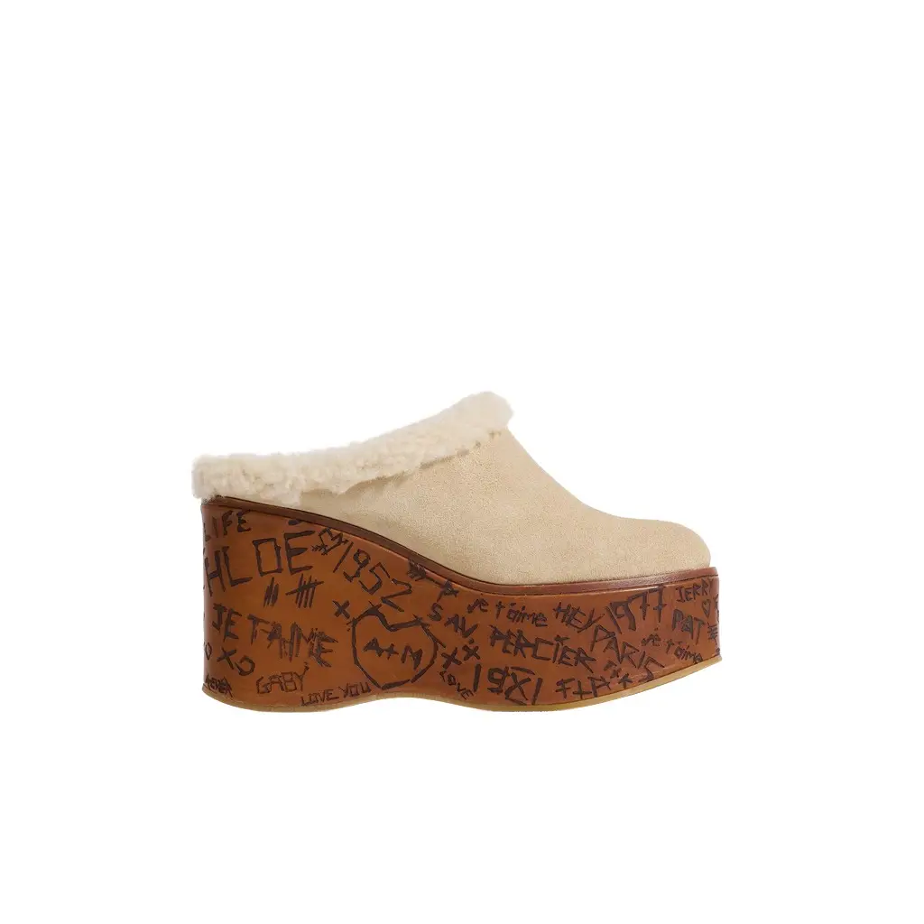 Chloé Maxime wedge mule | Image 1 Chloé Maxime wedge mule | Image 1