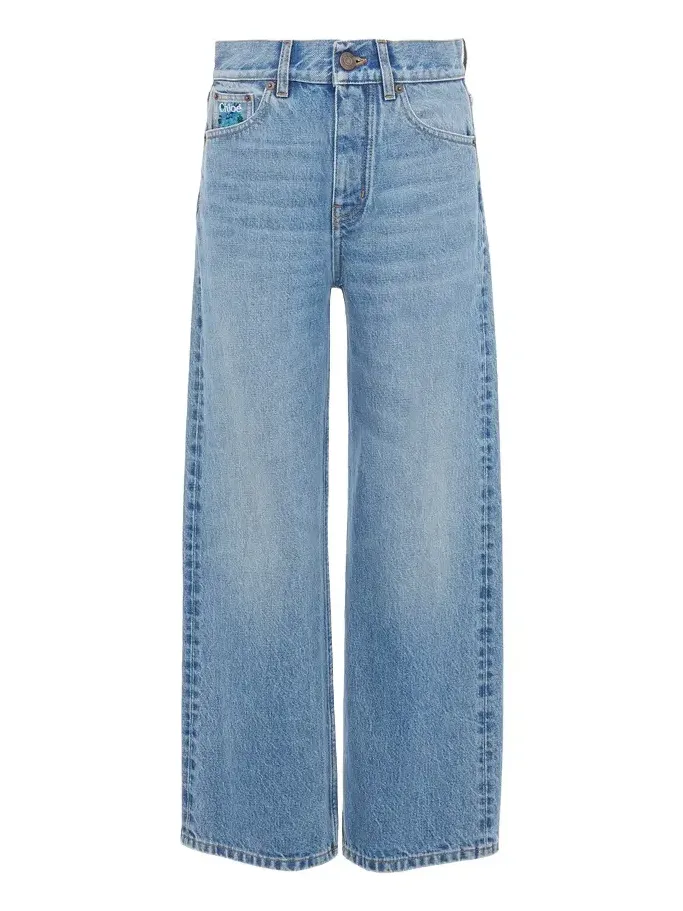 Straight jeans in denim Straight jeans in denim
