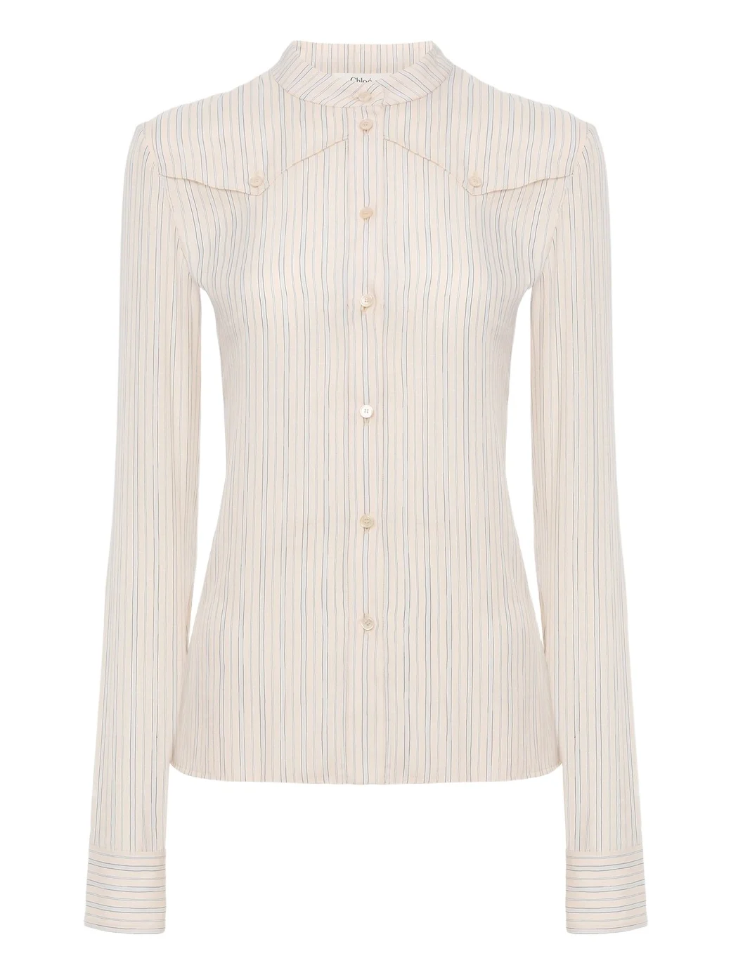 Chloé Fitted blouse in silk poplin