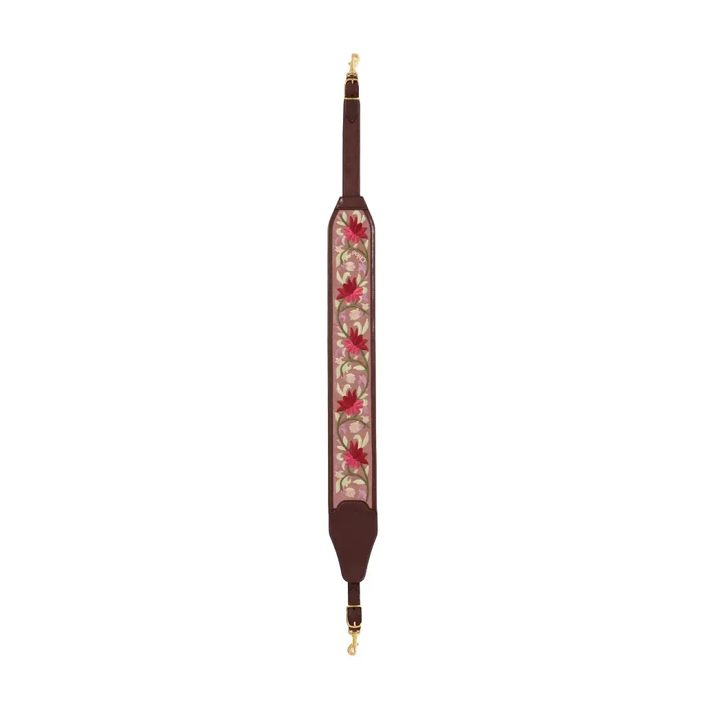Chloé Grained leather strap with floral embroidery | Image 1 Chloé Grained leather strap with floral embroidery | Image 1