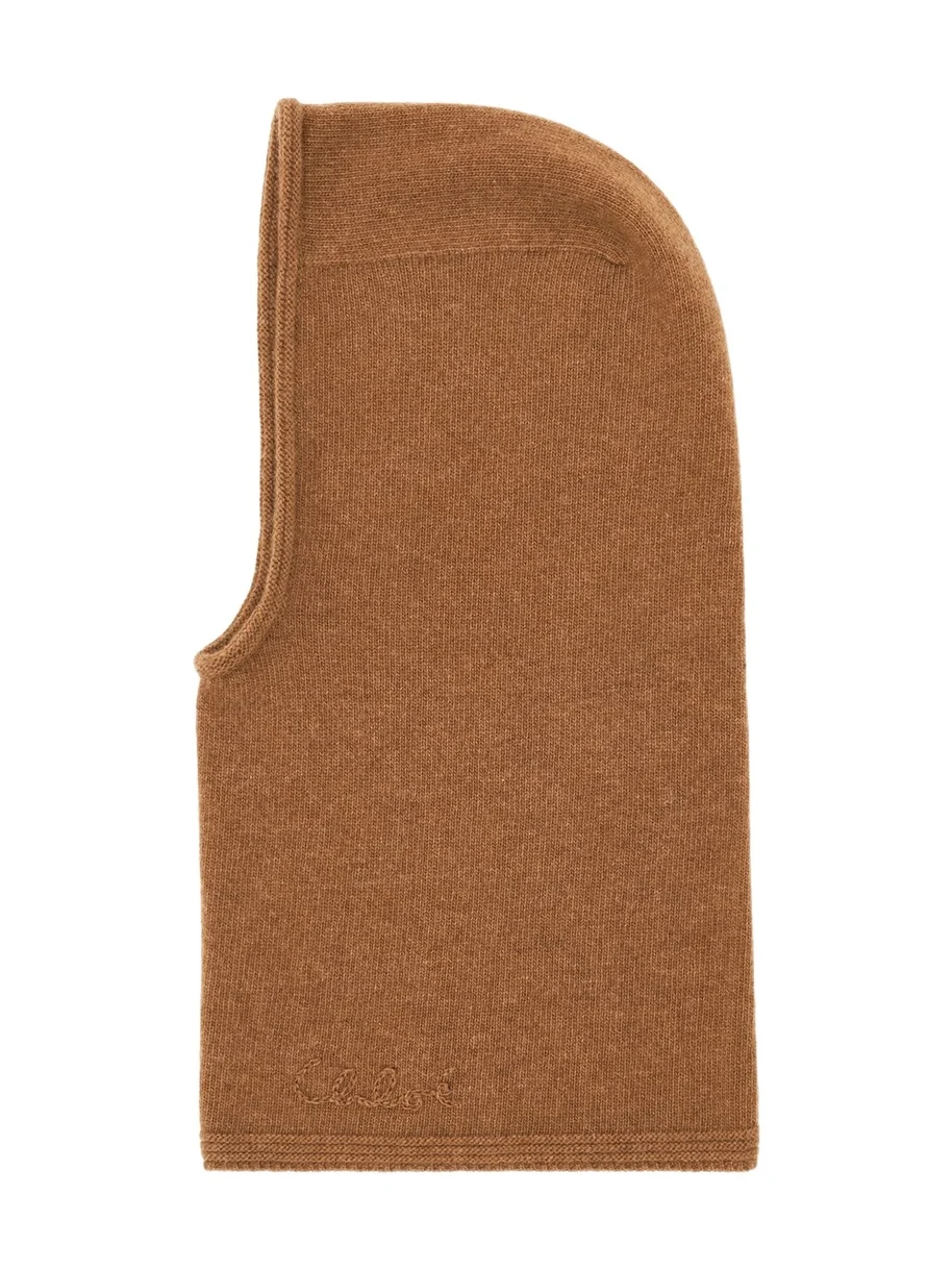 The Chloé Iconic balaclava in wool The Chloé Iconic balaclava in wool