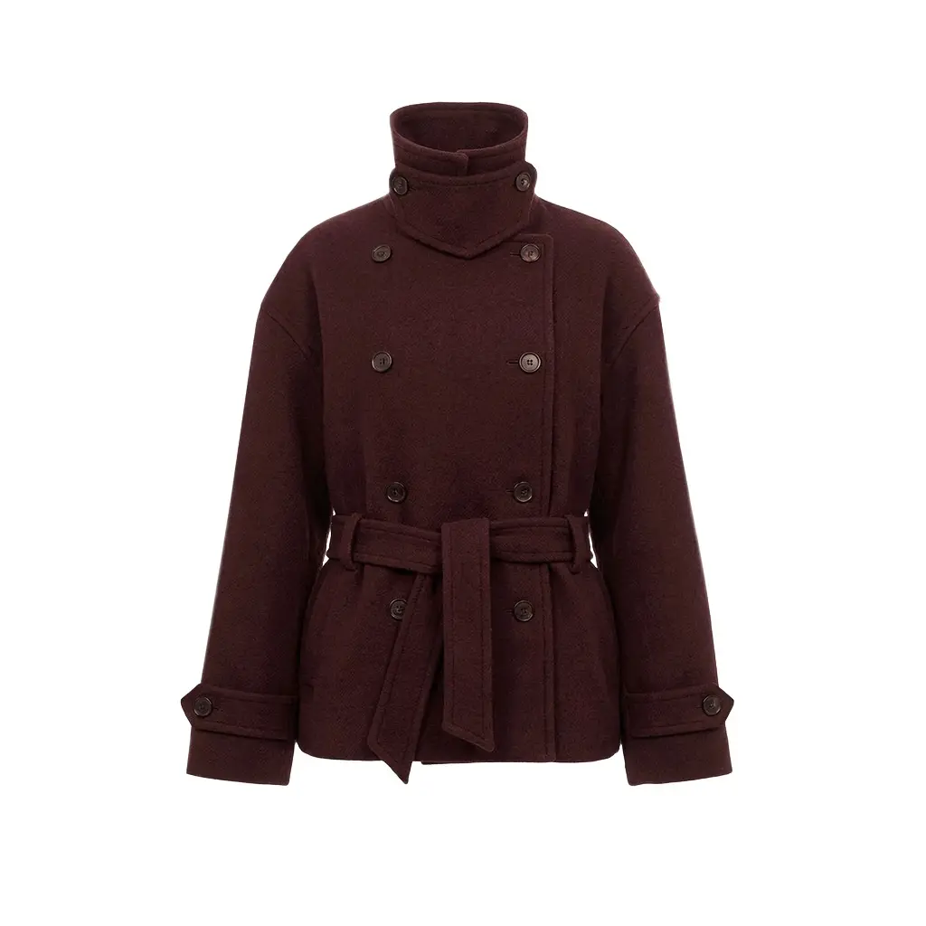 Chloé Double-breasted short coat in wool | Image 1 Chloé Double-breasted short coat in wool | Image 1