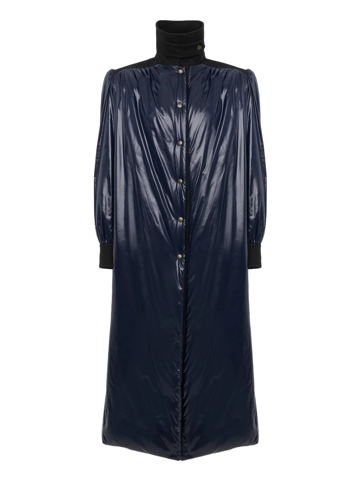Chloé Long utilitarian coat in shiny nylon