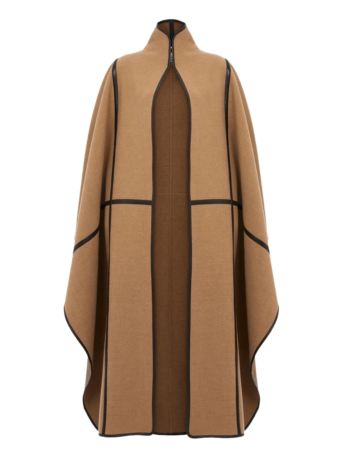 Oversized long cape coat in wool Oversized long cape coat in wool