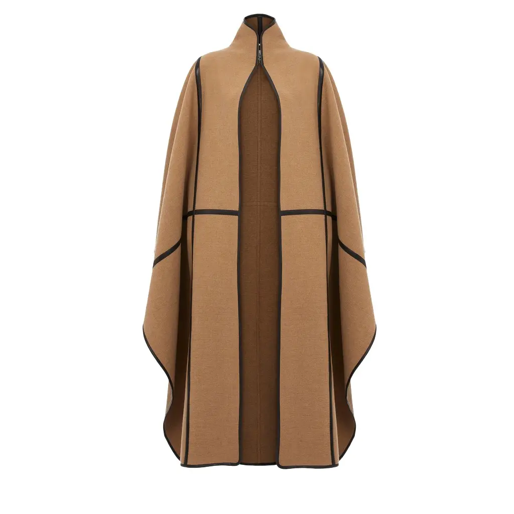 Chloé Oversized long cape coat in wool | Image 1 Chloé Oversized long cape coat in wool | Image 1
