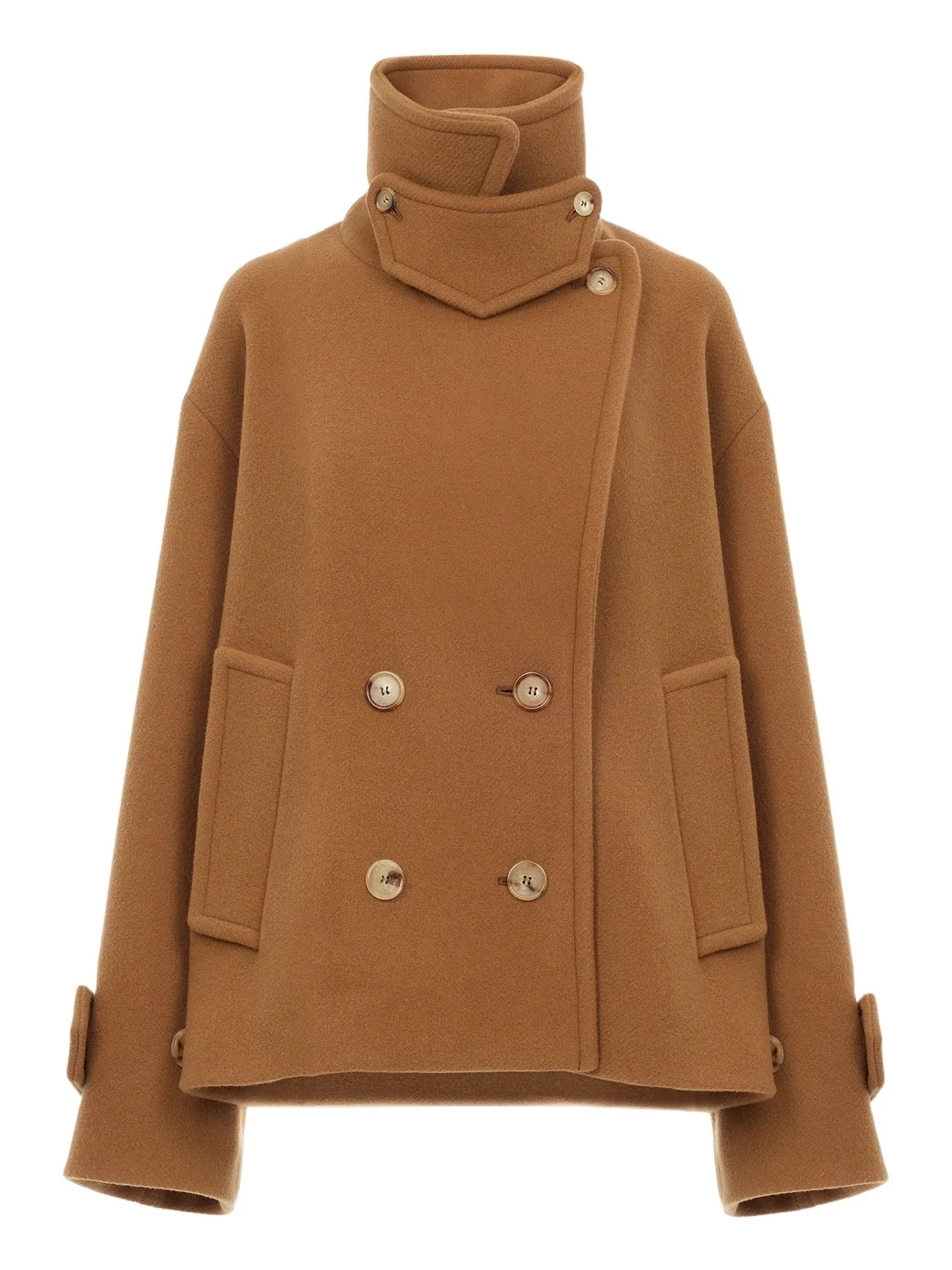 Chloé Oversized short coat in wool