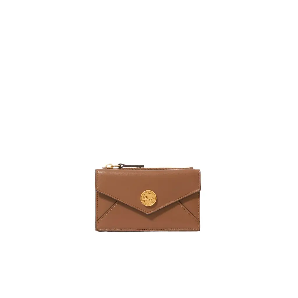 Chloé Small Envelope purse with card slots in soft & suede leather | Image 1 Chloé Small Envelope purse with card slots in soft & suede leather | Image 1