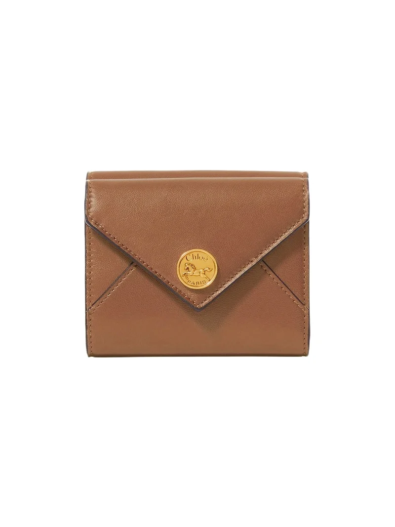 Chloé Small Envelope tri-fold in soft & suede leather