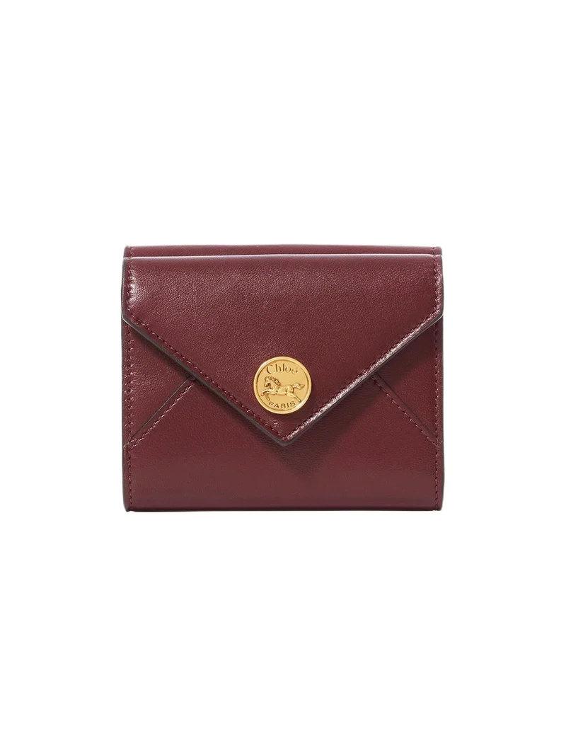 Chloé Small Envelope tri-fold in soft & suede leather