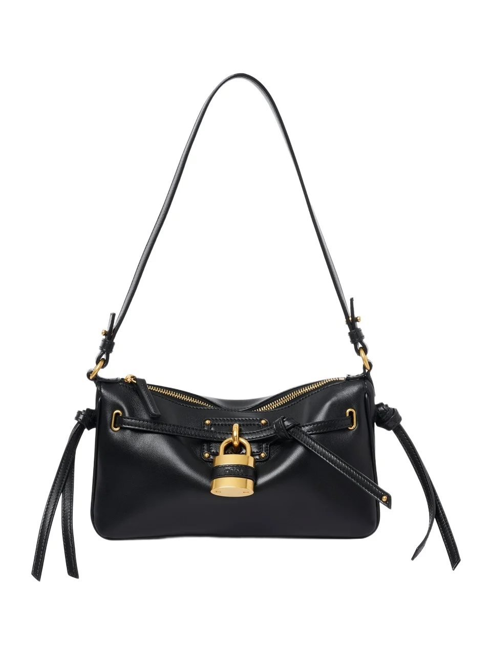 Mini Paddington Sling pouch with strap in soft leather Mini Paddington Sling pouch with strap in soft leather