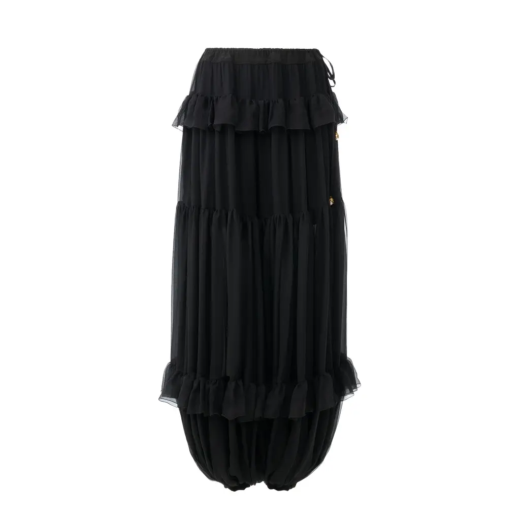 Chloé Fluid pleated pants in silk mousseline | Image 1 Chloé Fluid pleated pants in silk mousseline | Image 1