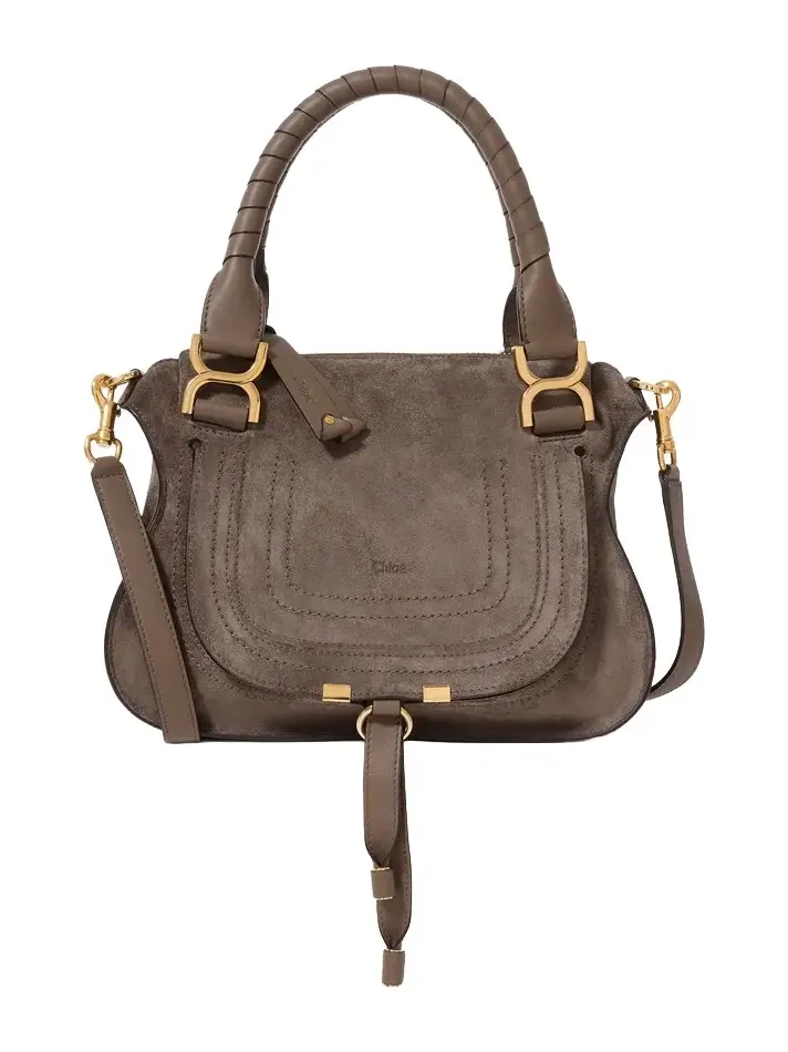 Small Marcie bag in suede leather Small Marcie bag in suede leather