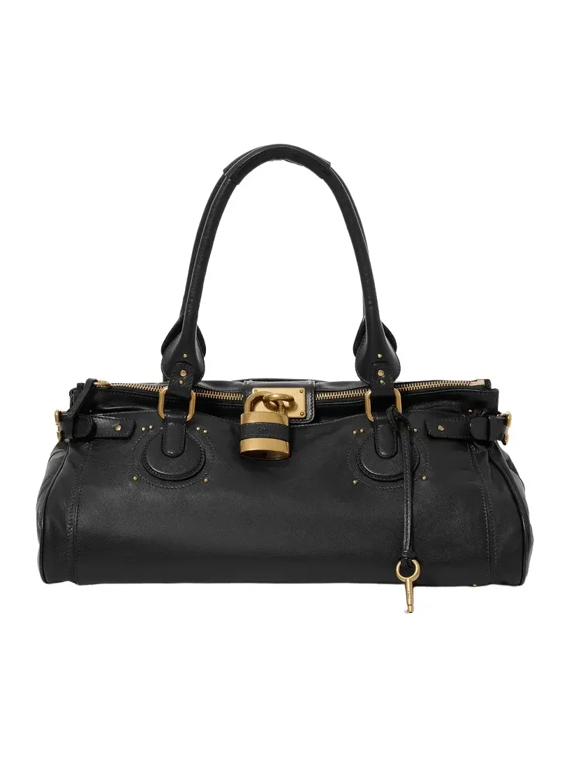 Chloé XL Paddington weekender bag in grained leather