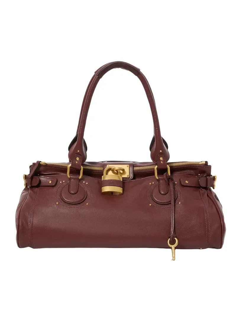 Chloé XL Paddington weekender bag in grained leather