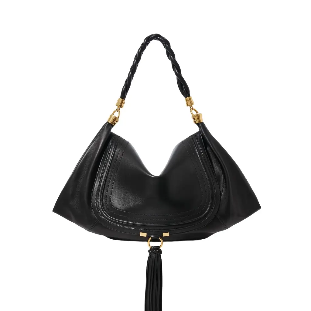 Large Marcie Foulard hobo bag in soft leather Large Marcie Foulard hobo bag in soft leather