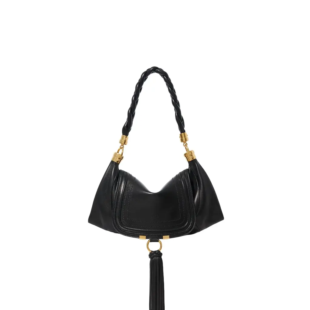 Small Marcie Foulard hobo bag in soft leather Small Marcie Foulard hobo bag in soft leather