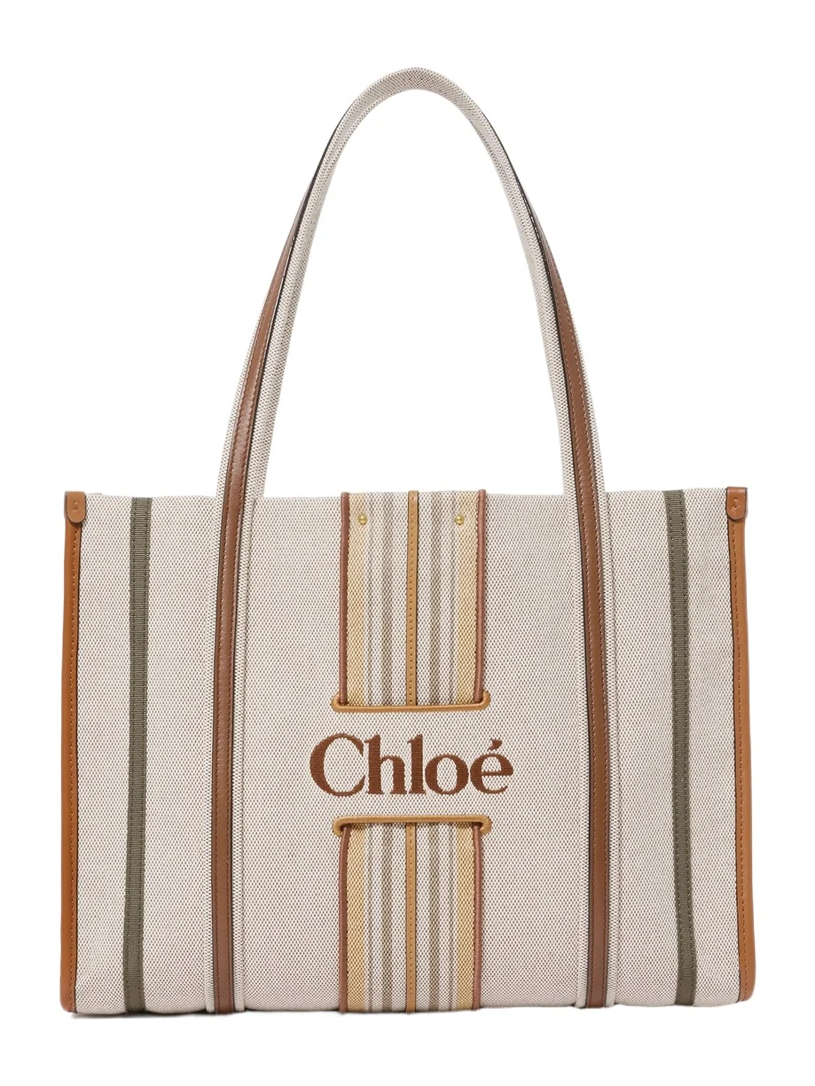 Chloé Woody Loop tote bag in canvas