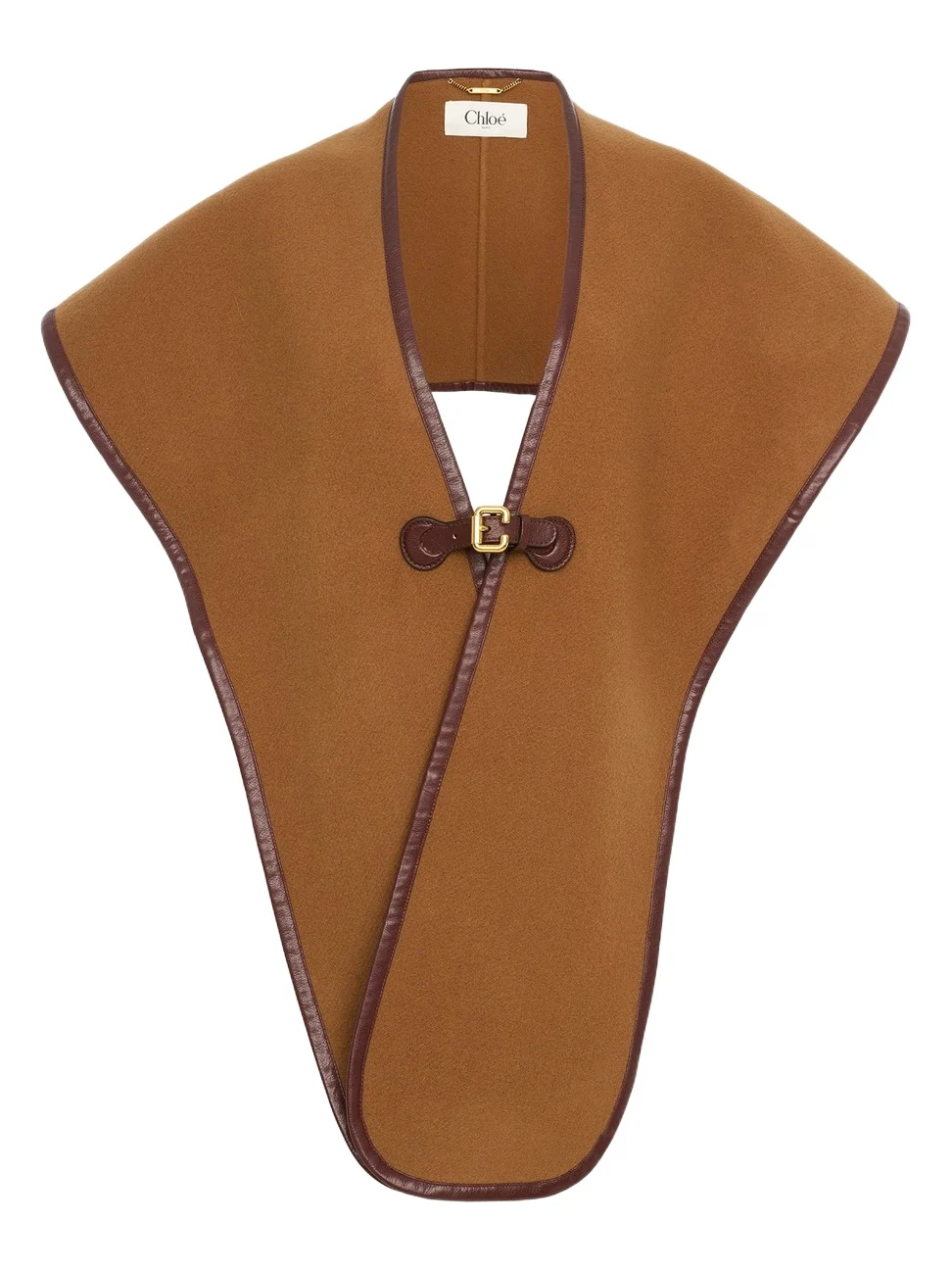The Chloé Paddington cape in wool The Chloé Paddington cape in wool