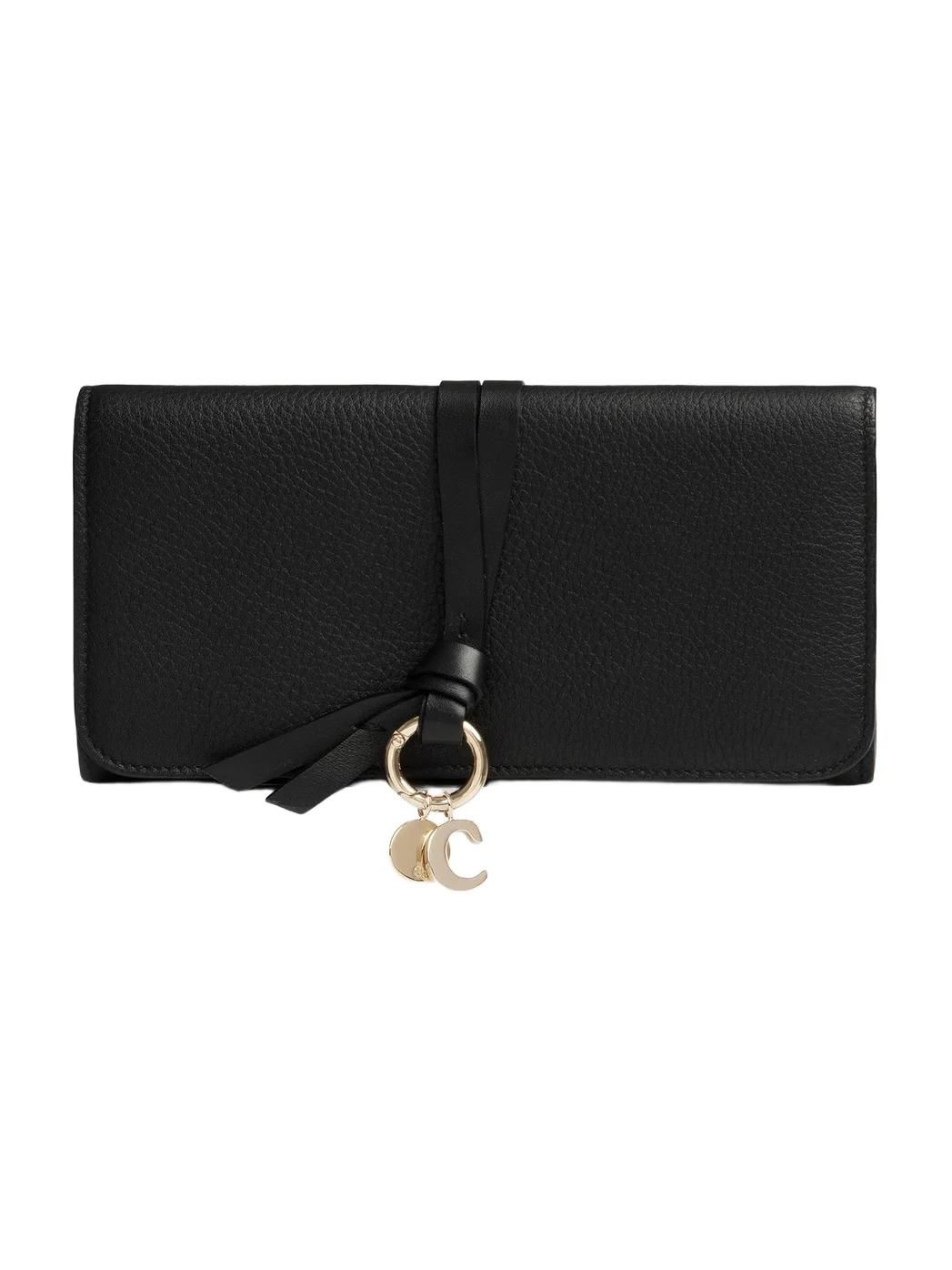 Chloé Alphabet wallet with flap in grained leather