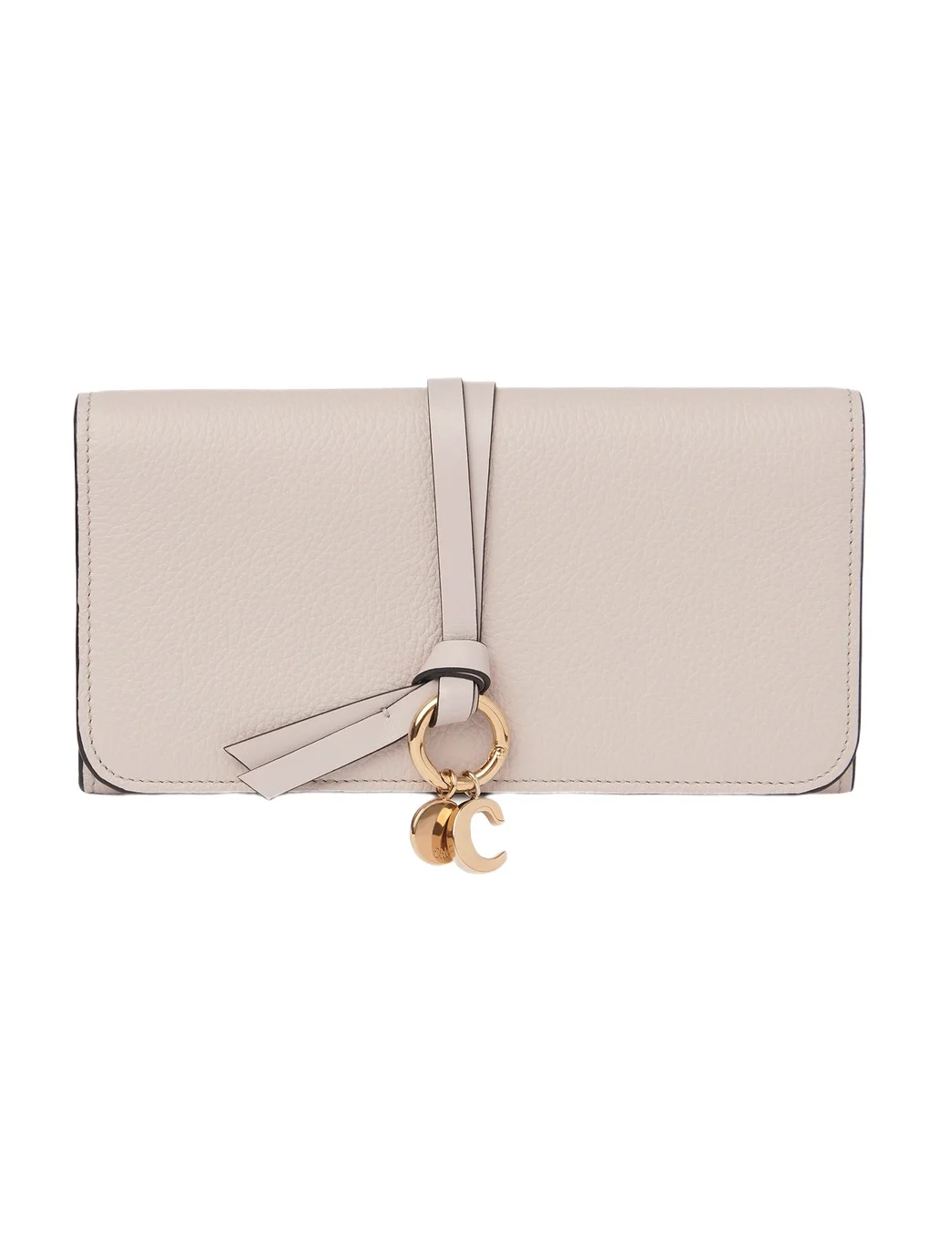 Chloé Alphabet wallet with flap in grained leather