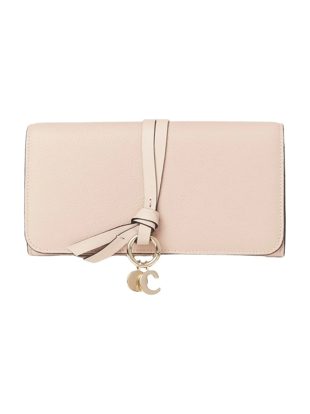 Chloé Alphabet wallet with flap in grained leather