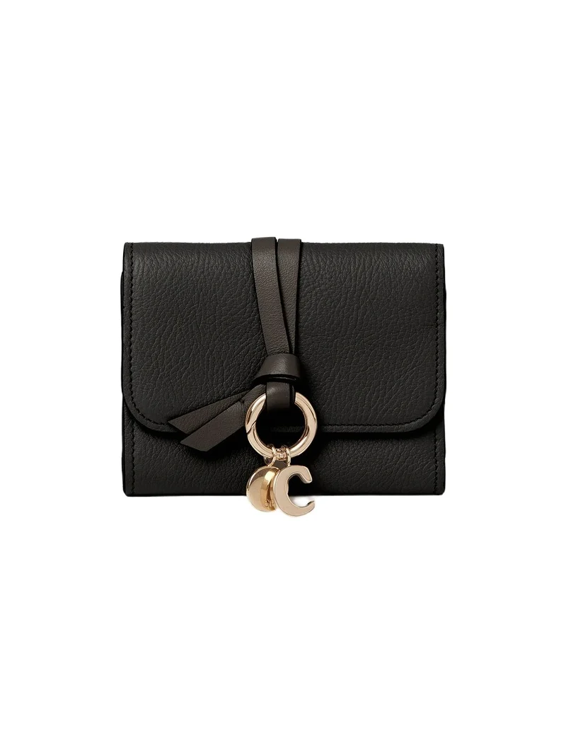 Chloé Small Alphabet tri-fold in grained leather